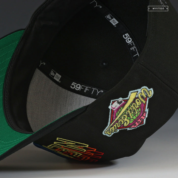 NEW YORK YANKEES 1996 WORLD SERIES SPACE INVADERS INSPIRED NEW ERA FITTED CAP