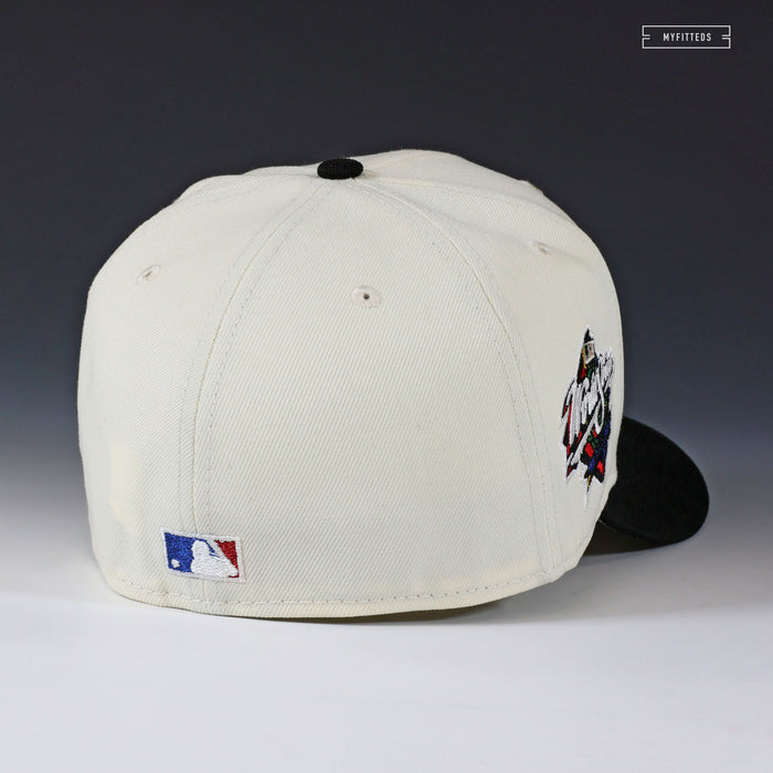 NEW YORK YANKEES 1998 WORLD SERIES CHAMPIONS OFF WHITE NEW ERA FITTED CAP
