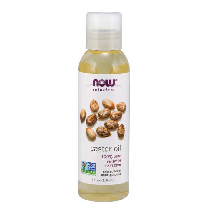 NOW FOODS SOLUTIONS Castor Oil زيت الخروع النقي 100% من ناو