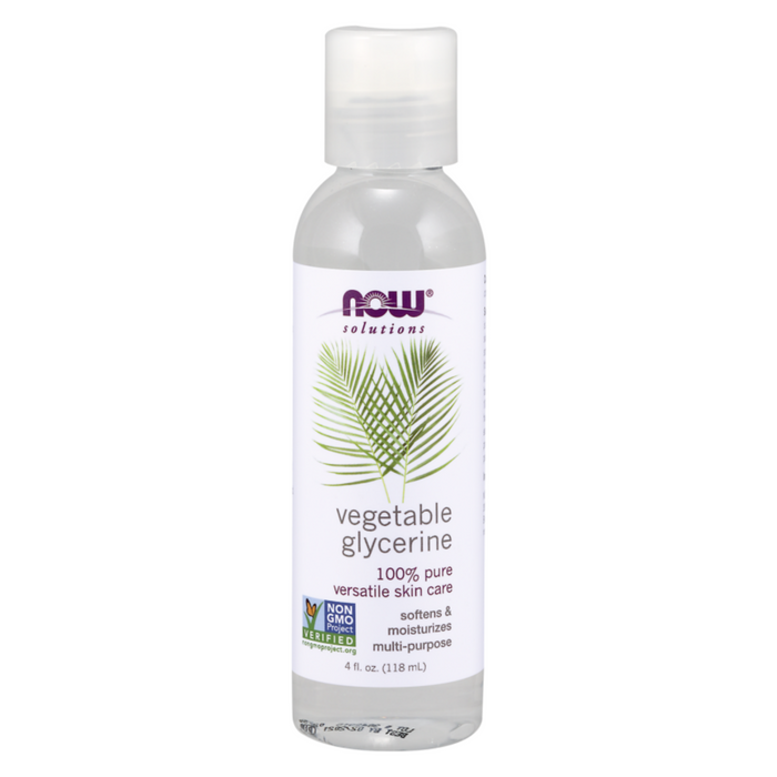 NOW FOODS SOLUTIONS Vegetable Glycerin زيت الكلسرين النقي 100% من ناو