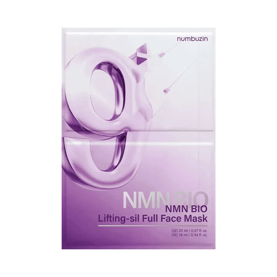 NUMBUZIN NMN BIO Lifting - sil Full Face Mask 4ea - Komiko Beauty