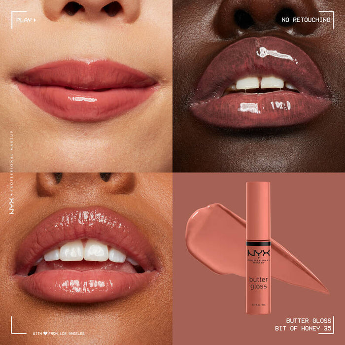 NYX Professional Makeup Butter Gloss lipstick كلوس الشفاه من نيكس