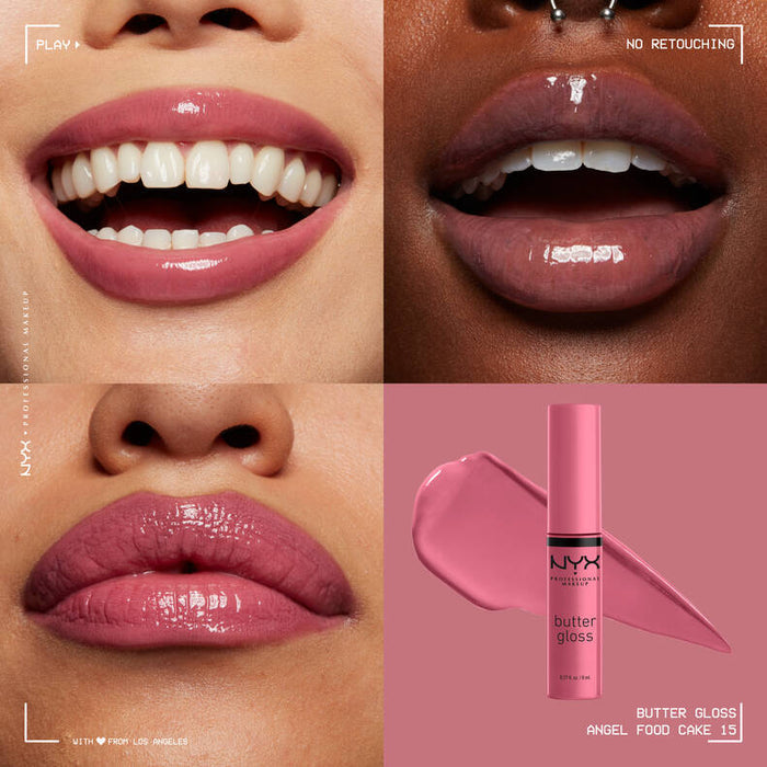 NYX Professional Makeup Butter Gloss lipstick كلوس الشفاه من نيكس