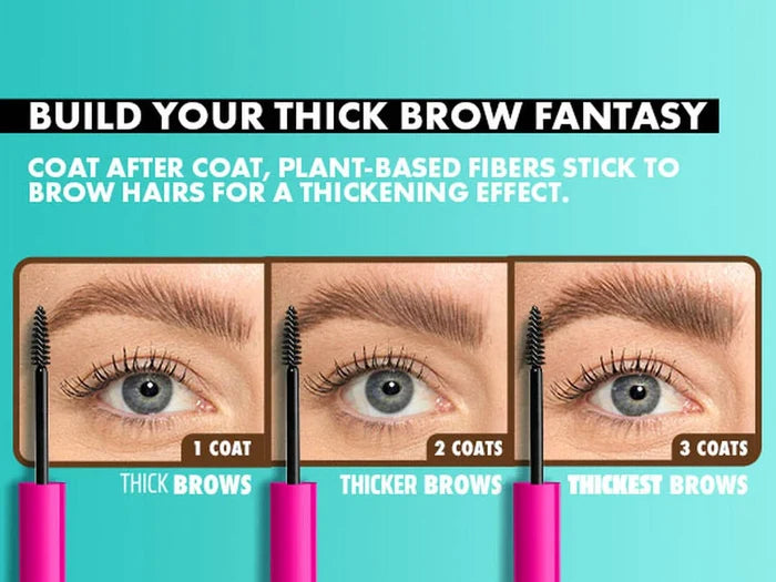 Nyx Professional Makeup Thick It Stick It Brow Gel Mascara جل الحواجب النباتي الملون من نيكس