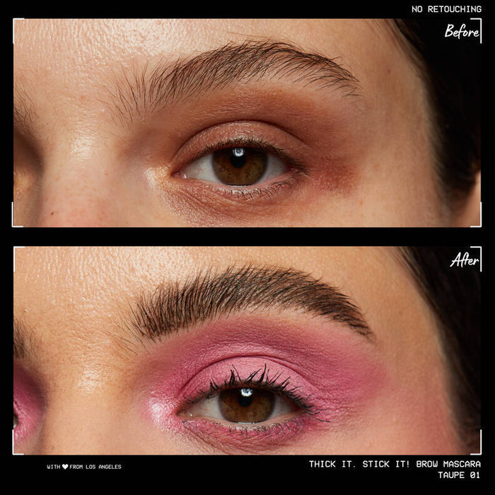 Nyx Professional Makeup Thick It Stick It Brow Gel Mascara جل الحواجب النباتي الملون من نيكس