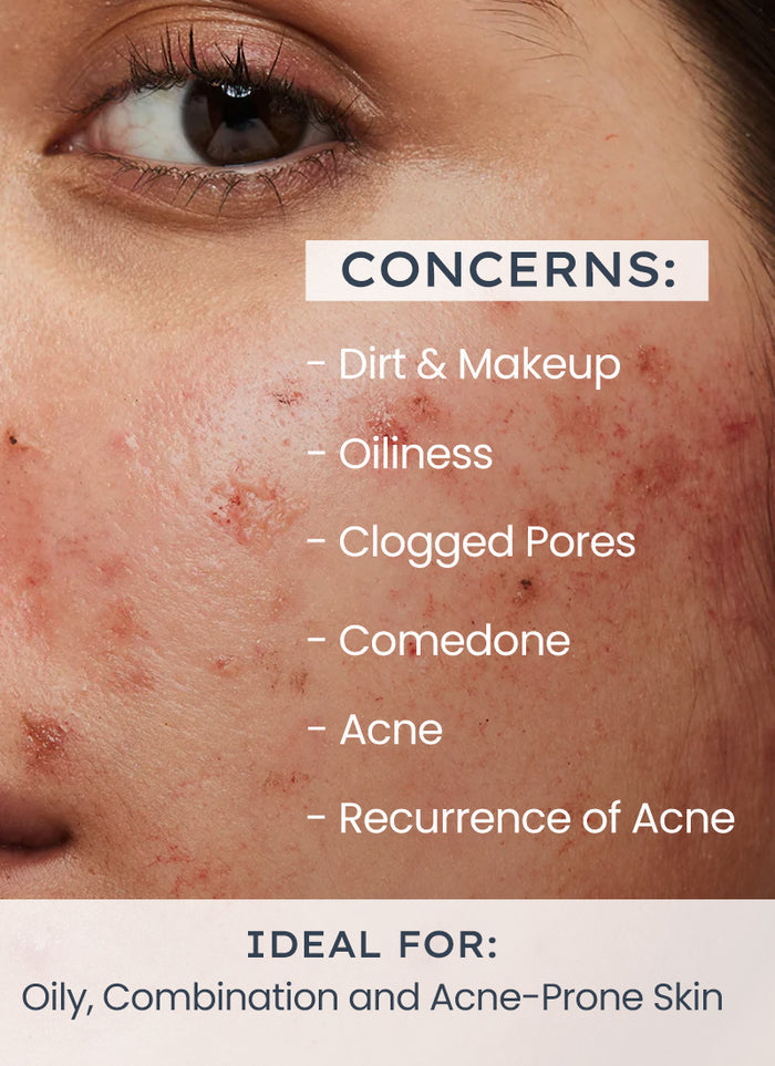 Hyphen Oil Control & Exfoliating Cleanser with 2% AHA BHA - how to use directions and skincare routine fit