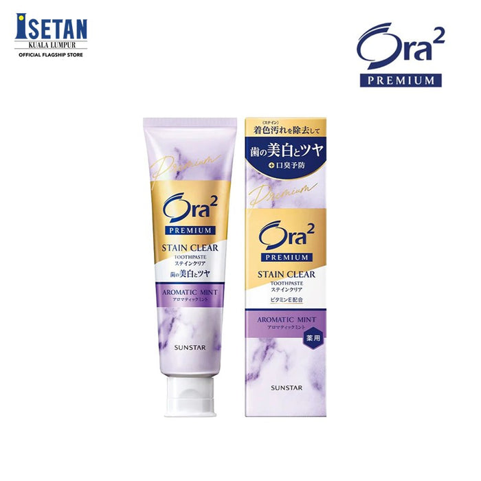 ORA2 Ora2 Premium Stain Clear Toothpaste 100g | Isetan KL Online Store