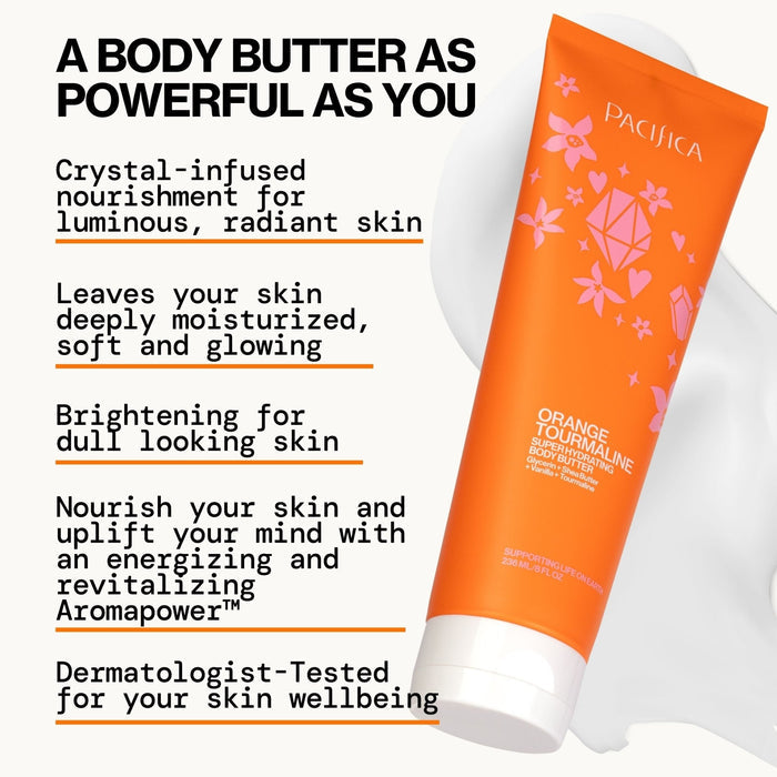 Orange Tourmaline Super Hydrating Body Butter - Pacifica