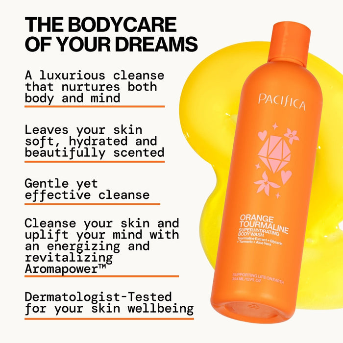 Orange Tourmaline Super Hydrating Body Wash - Pacifica