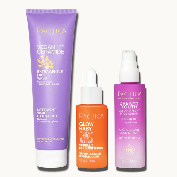Pacifica Starter Glow Bundle: Beginner Skincare Routine - Pacifica