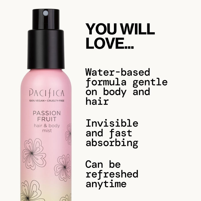Passion Fruit Hair & Body Mist - Pacifica