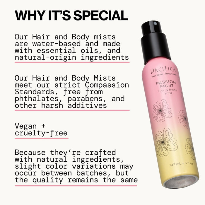Passion Fruit Hair & Body Mist - Pacifica