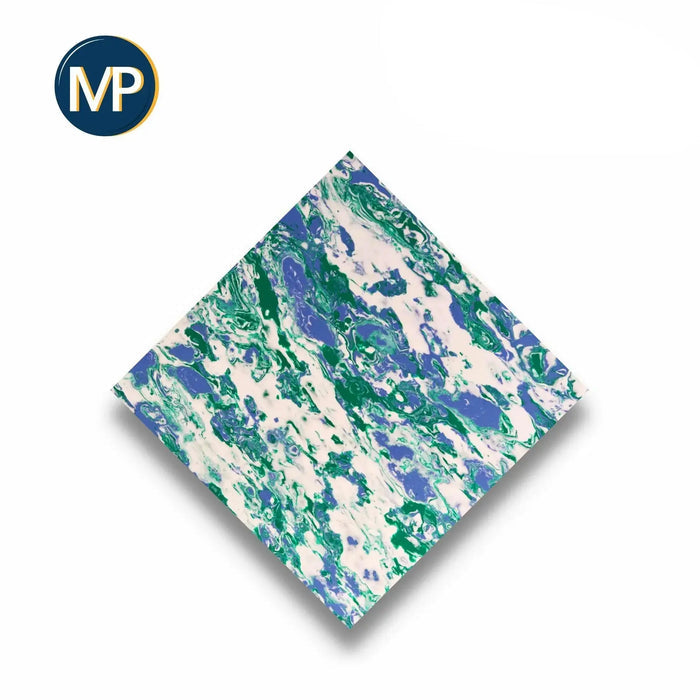 Blue/green/white