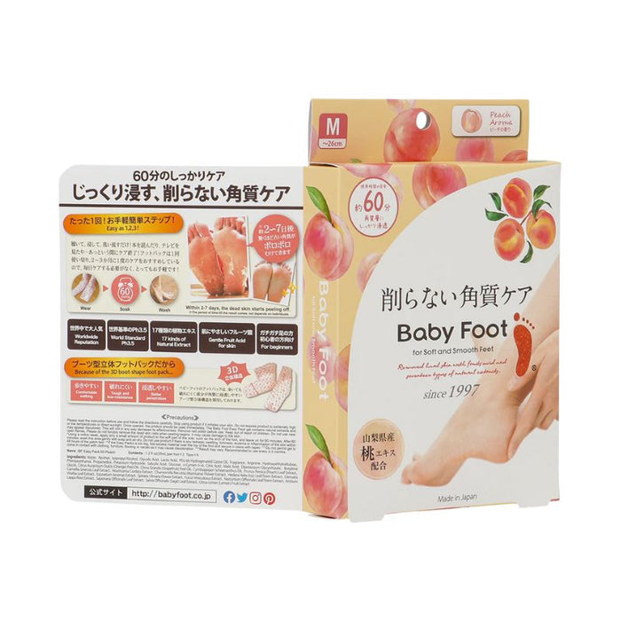 BABY FOOT Peeling Mask Peach 60 Mins | Isetan KL Online Store