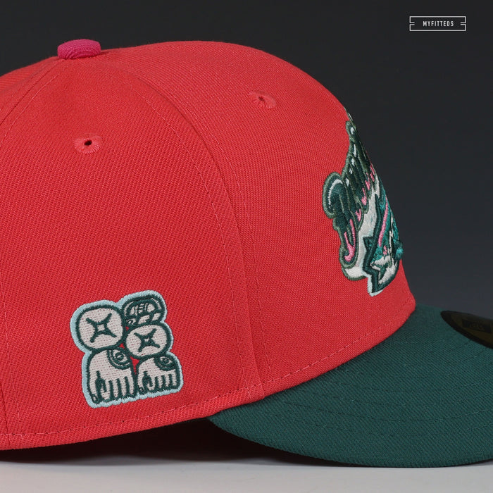 PENSACOLA BLUE WAHOOS THE WILD ROBOT PROTECTS INSPIRED COPA23 NEW ERA FITTED CAP