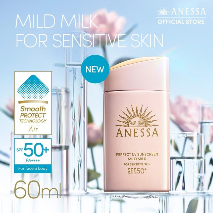 ANESSA Perfect UV Sunscreen Skincare Mild Milk 60ml | Isetan KL Online Store