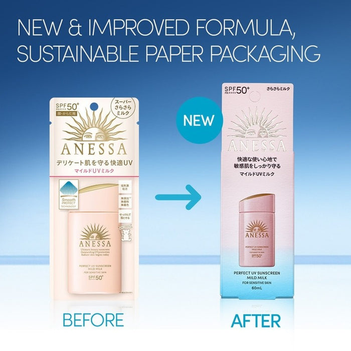 ANESSA Perfect UV Sunscreen Skincare Mild Milk 60ml | Isetan KL Online Store
