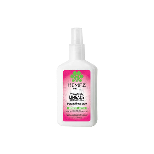 Petz Strawberry Limeade & Hibiscus Tea Detangling Spray to Condition + Soften