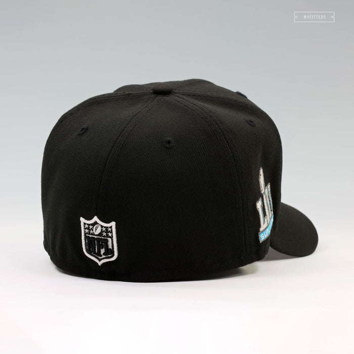 PHILADELPHIA EAGLES NFL SUPER BOWL LII SIDE PATCH NEW ERA FITTED HAT
