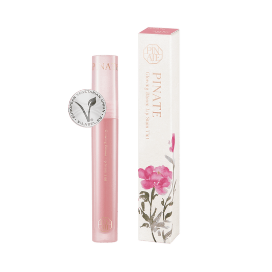 Pinate Glowing Bloom Lip Stain - 01 Icy Rose - Komiko Beauty