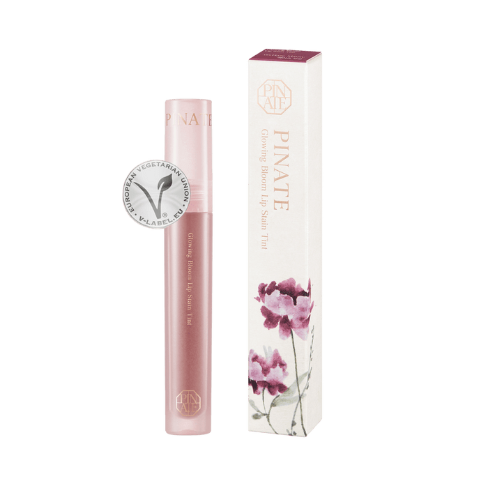 Pinate Glowing Bloom Lip Stain - 05 Haze Mauve - Komiko Beauty