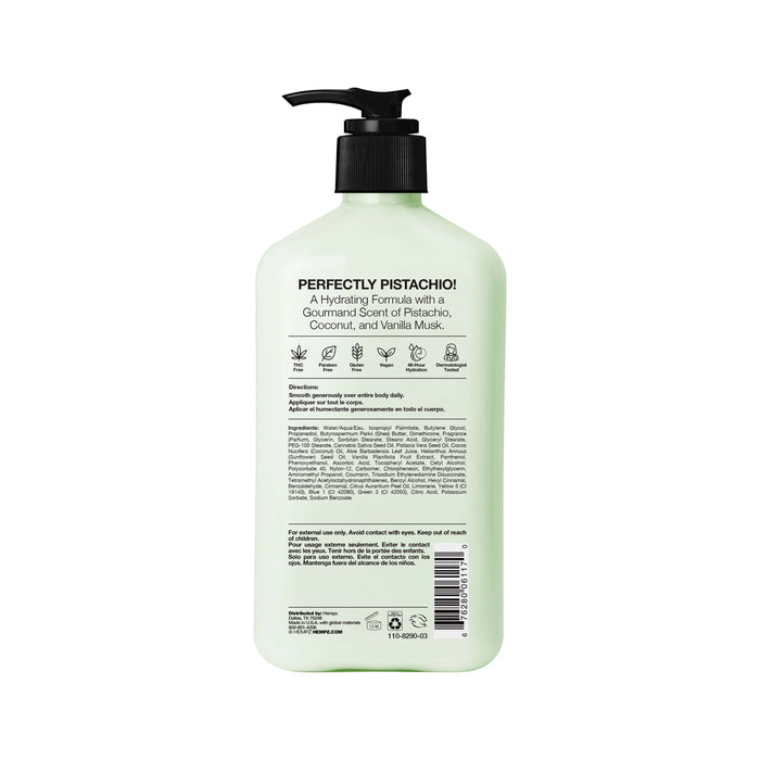 Hempz Pistachio Cream Moisturizing Body Lotion, Rear