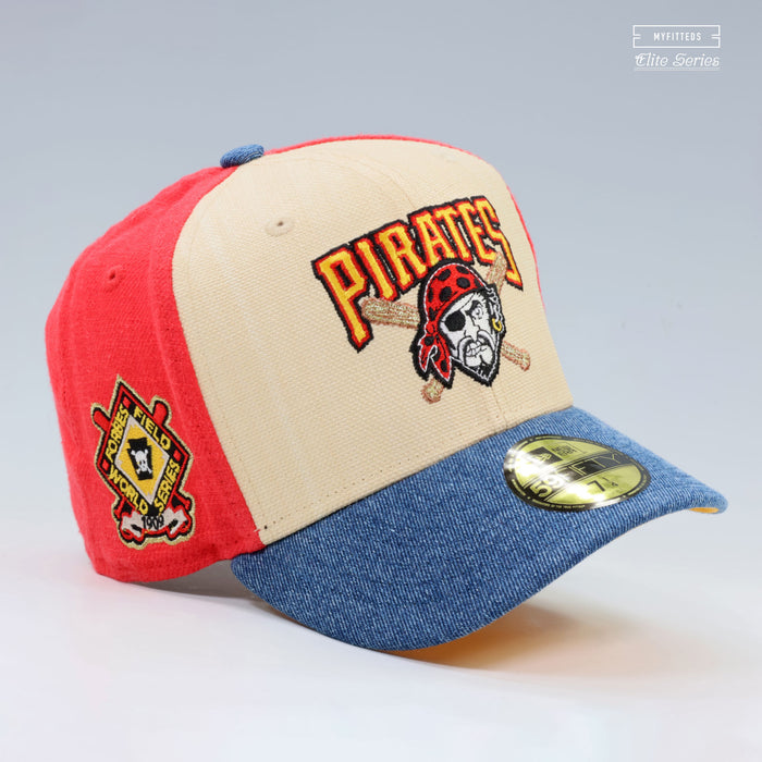 PITTSBURGH PIRATES 1909 WORLD SERIES FORBES FIELD "LUFFY" ELITE SERIES NEW ERA HAT