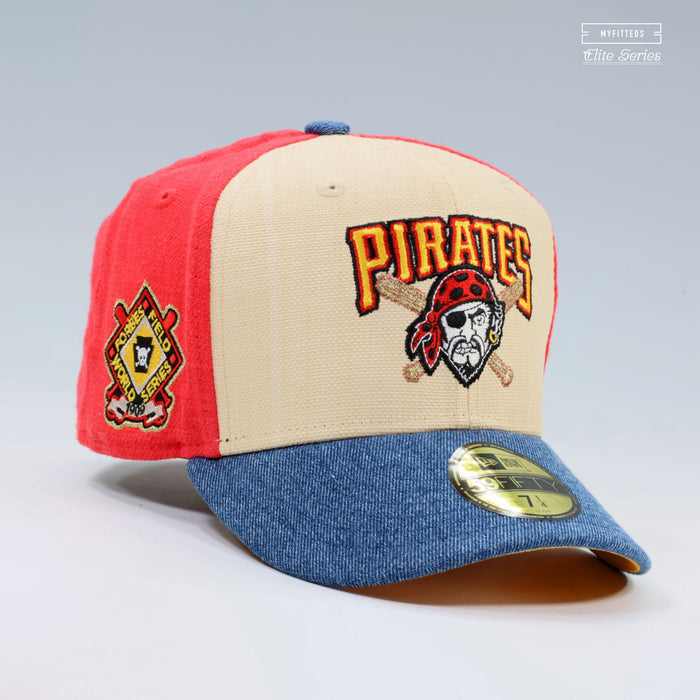 PITTSBURGH PIRATES 1909 WORLD SERIES FORBES FIELD "LUFFY" ELITE SERIES NEW ERA HAT