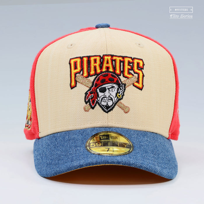 PITTSBURGH PIRATES 1909 WORLD SERIES FORBES FIELD "LUFFY" ELITE SERIES NEW ERA HAT