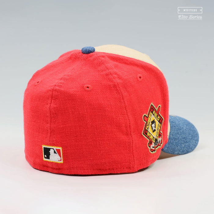 PITTSBURGH PIRATES 1909 WORLD SERIES FORBES FIELD "LUFFY" ELITE SERIES NEW ERA HAT