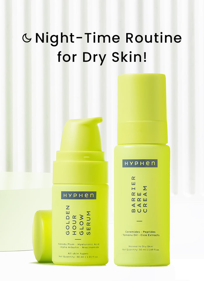 Hyphen PM Skincare Routine FOR Normal TO DRY Skin - SET OF 2 - front pack shot