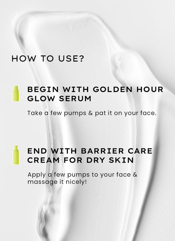 Hyphen PM Skincare Routine FOR Normal TO DRY Skin - SET OF 2 - clinical results chart and benefit claims