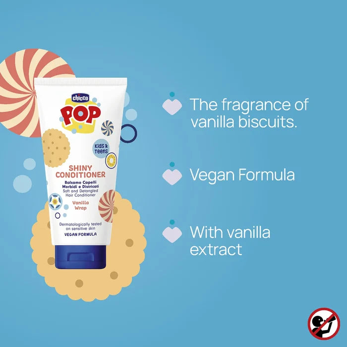 POP Vanilla Wrap Shiny Hair Conditioner 150 ml (6 Years+)