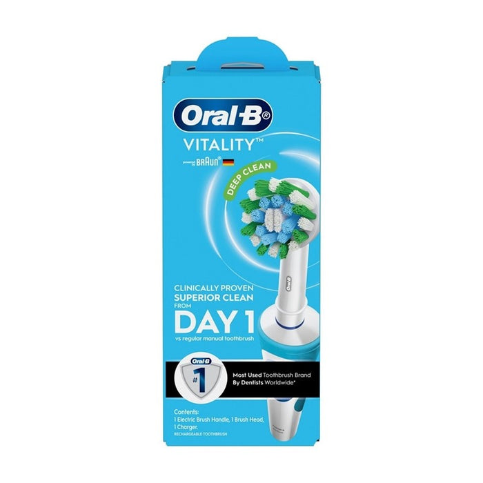 ORAL-B Power Toothbrush Vitality D12 Cross Action 1s | Isetan KL Online Store