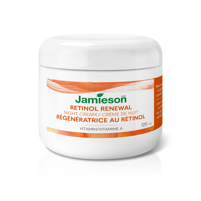 31000415 Jamieson ProVitamina Retinol Night Cream, 120 mL 31000415_J_VitA_Renewal_Cream_120ml_R2055_TUB_BI_ALT