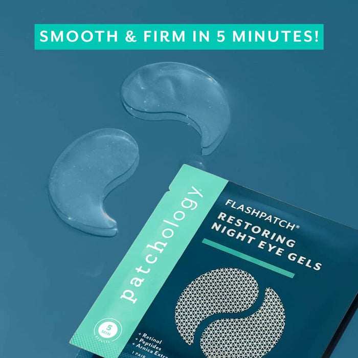 restoring night flashpatch packagine to smooth and firm in five minutes