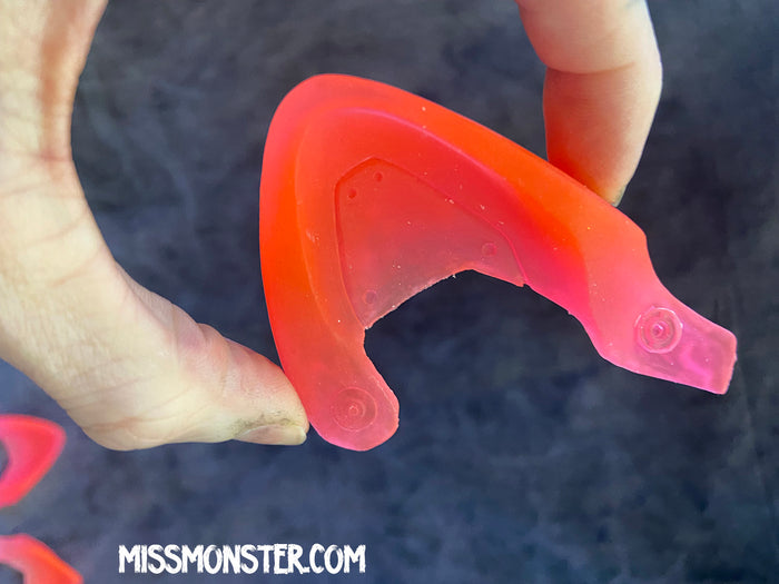 ROBOT KITTY EAR BLANKS- UV GLOW