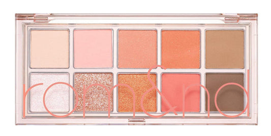 ROMAND Better Than Palette 6g Energetic bright 08 Peach Dahlia Garden - Komiko Beauty