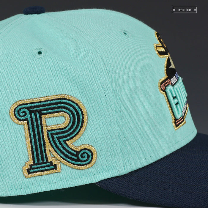 ROME EMPERORS FOREVER REIGN SEAGLASS NIGHTSHADE NEW ERA FITTED CAP