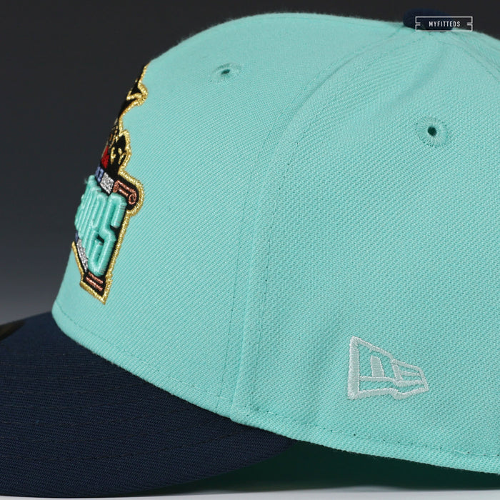 ROME EMPERORS FOREVER REIGN SEAGLASS NIGHTSHADE NEW ERA FITTED CAP