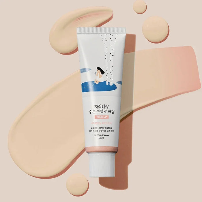 [ROUND LAB] Birch Juice Moisturizing Tone-Up Sun Cream SPF 50+ PA++++ 50ml - Ballagrio