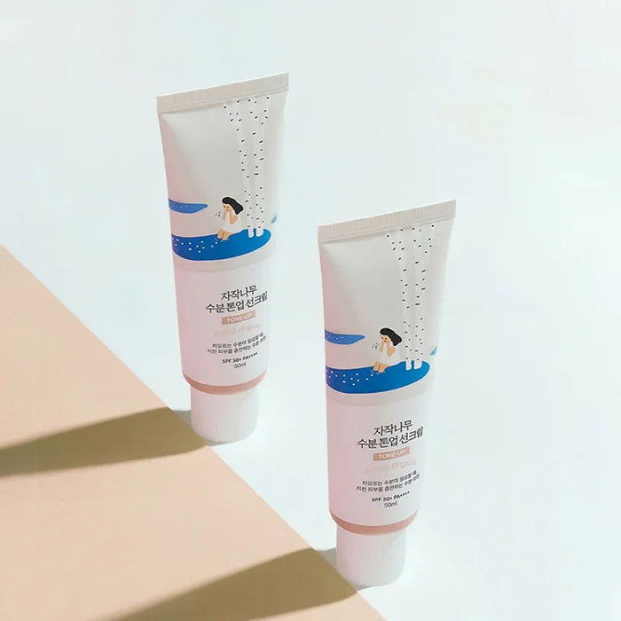 [ROUND LAB] Birch Juice Moisturizing Tone-Up Sun Cream SPF 50+ PA++++ 50ml - Ballagrio
