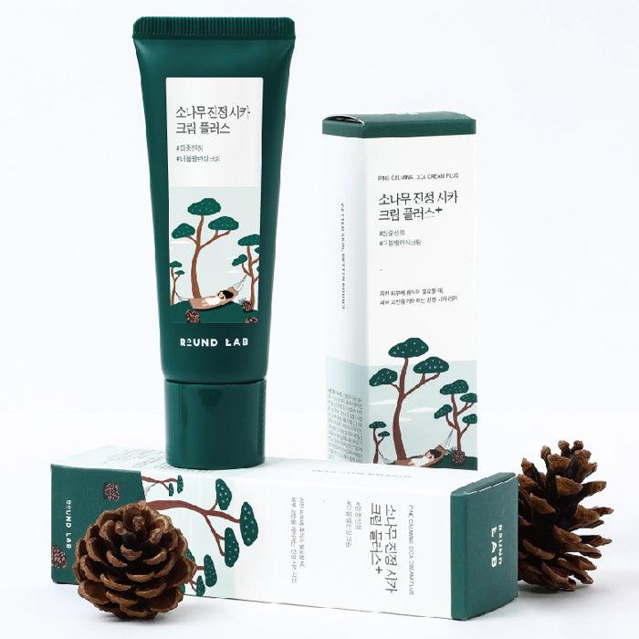[ROUND LAB] Pine Tree Calming Cica Cream Plus 60ml - Ballagrio
