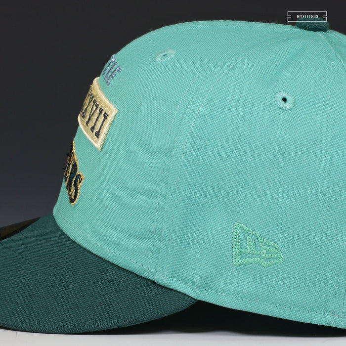 SEATTLE MARINERS 30TH ANNIVERSARY STACKED EST. MCMLXXVII NEW ERA FITTED CAP