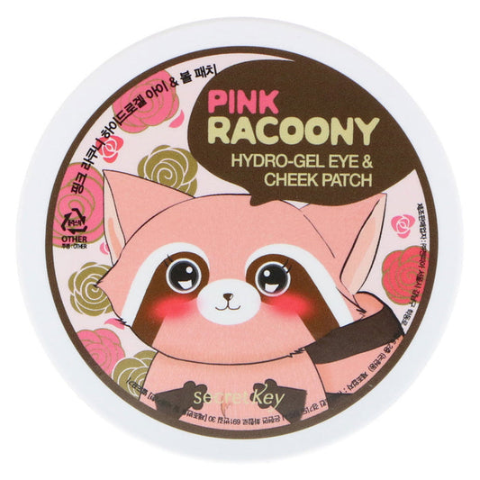 SECRET KEY Pink Racoony Hydro-gel Eye & Cheek Patch باتج الهيادروجيل للعيون والوجنتين