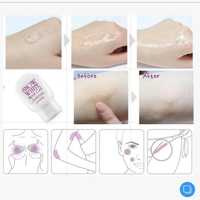SECRET KEY Snow White Spot Gel 65g جل التفتيح الموضعي من كي سيكرت