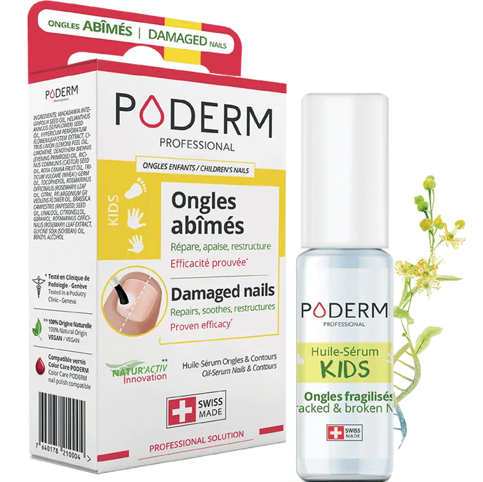 Serum Treatment for Damaged Nails - Children - 8ml - Poderm Professional