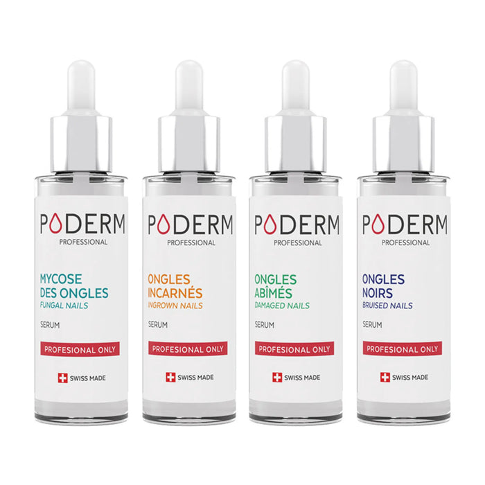 Set of 4 pipettes - Professional formats - 30 ml - Poderm Professional