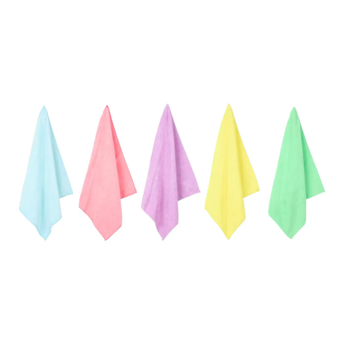Lot de 5 Chiffons Microfibres - 40x40cm - Plusieurs coloris My Podologie
