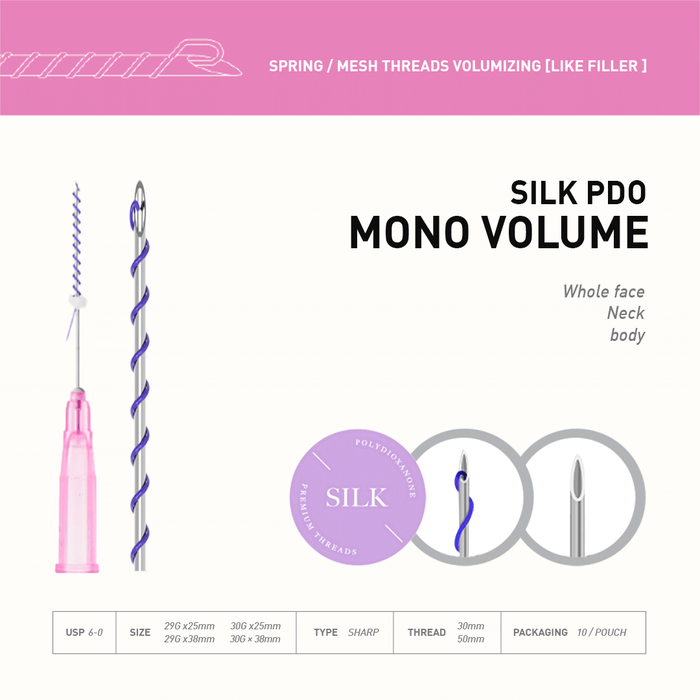 Silk PDO Mono Volume_Spring (10 Units / Pouch)